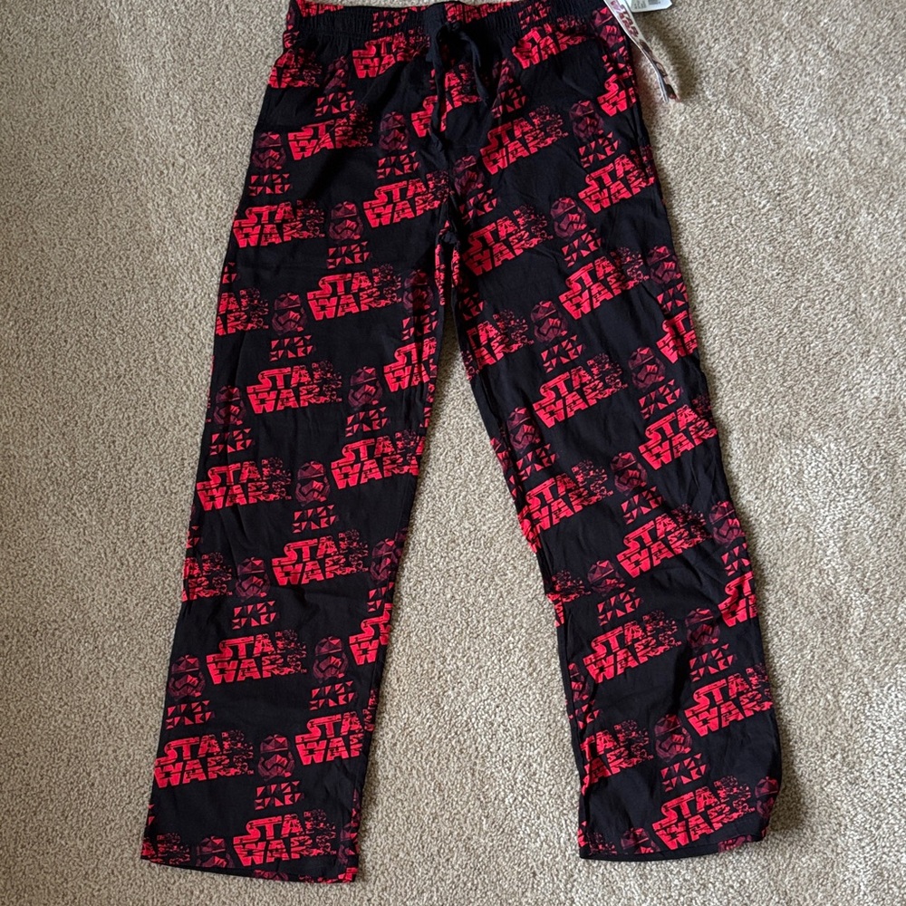 Star Wars Medium Black and Red Pajama Pants
